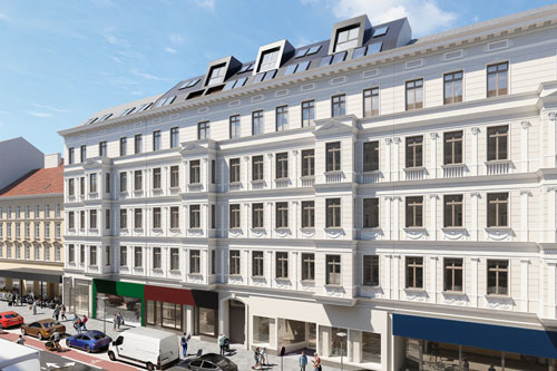 Projekt Landstraßer Hauptstraße Strassenansicht – LCB planung GmbH