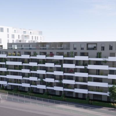 Powolnygasse in Donaustadt, Ansich von Süden – LCB Planung GmbH.