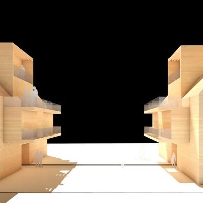 Projekt Esslinger Duo, Rendering – LCB Planung GmbH