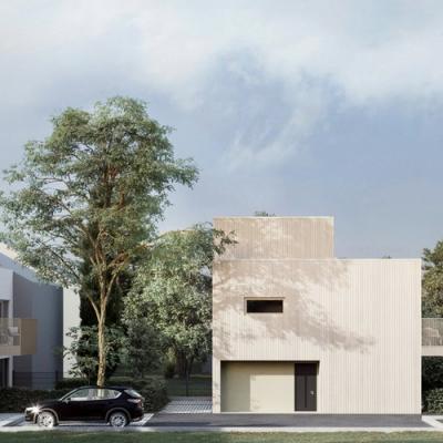 Projekt Adam Betz Gasse, Modell-Ansicht vom Hof – LCB Planung GmbH.