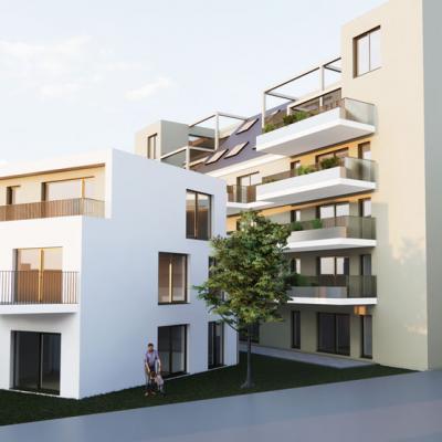 Erzherzog-Karl-Straße, LCB-Planung GmbH, Rendering - Innenhof