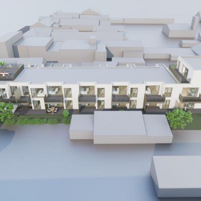 Wimpffengasse, LCB-Planung GmbH, Rendering - Vogelperspektive