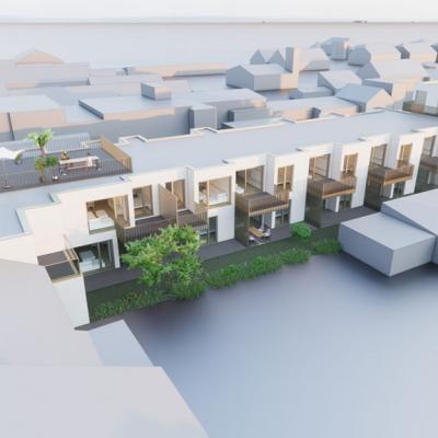 Wimpffengasse, LCB-Planung GmbH, Rendering - Vogelperspektive Wimpffengasse