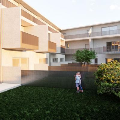 Gramathneusiedl, LCB-Planung, Rendering - Private Freiräume